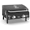 Lifemaster Black Portable Gas Grill, Dual 10,000 BTU Burners, 275 Sq.In, Push Start, Thermometer, BBQ/Camping LMGRBLACK - alternate 1