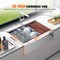 Vevor 33" Top Mount Farmhouse Kitchen Sink Single Bowl Basin 304 Stainless Steel TXHW332209RS1 - alternate 7