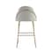 Manhattan Comfort Gracie Barstool in Stone and Gold - Set of 2 2-BS022-GST - alternate 5
