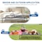 Simple Deluxe FluffyDream Cooling Elevated Dog Cot Bed, Outdoor Raised Lightweight Dog Cot, No-Slip Feet Pet Hamm PTBEDXELEVATED42X25GRY - alternate 5