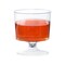 Smarty Had A Party 2 oz. Clear Round Plastic Disposable Mini Wine Glasses (480 Glasses), 480PK 2665-CASE - alternate 8