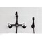 Kingston Brass Two-Handle Wall Mount Bridge Kitchen Faucet with Brass Sprayer, Oil Rubbed Bronze KS2445PXBS - alternate 3