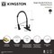 Kingston Brass Single-Handle Deck-Mount Pre-Rinse Kitchen Faucet, Matte Black GSY8880CTL - alternate 2