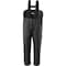 Ironwear Vertical Quilted Insulated Low Bib Overalls with Adjustable Elastic Suspenders, Black, Small 6935-B-SM - alternate 1
