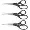Acme United Westcott KleenEarth Basic Recycled Scissors, Black, 3PK ACM15585 - alternate 1