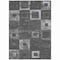 Homeroots 8' X 10' Black And Gray Geometric Washable Indoor Outdoor Area Rug 605016 - alternate 6