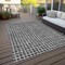 Homeroots 5' X 8' Graphite Gray And Silver Geometric Washable Indoor Outdoor Area Rug 583289 - alternate 7