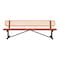 Leisure Craft Portable, Bench with Back, 8ft., Orange B8WBP-ORANGE - alternate 1