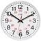 Infinity Instruments Prosaic 24-Hour ITC Business Wall Clock, White, 12 in 90/1224-1WH - alternate 1