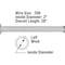 Prime-Line 2'' x 28'' Left Wind Garage Door Torsion Spring GD 12322 - alternate 2