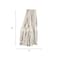 Homeroots 67" X 52" Beige And Taupe Cotton Woven Striped Throw Blanket with Fringe 476213 - alternate 4