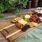 Megachef 33 x 12 Inch Acacia Wood Folding Charcuterie Serving Board 750122174M - alternate 5