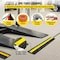 Vevor 3 Pcs 2-Cable Rubber Electrical Wire Cover Cord Protector Ramp 11000 lbs, 3PK RPS2-1010-3 - alternate 6