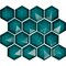 Daltile Artefino Jewel 3 in Pyramid Hexagon Mosaic 8.60 SQFT Per Carton, 10PK AR253PYRHEXMSGL - alternate 6
