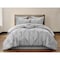 Homeroots Gray King Polyester 140 Thread Count Washable Down Comforter Set 528917 - alternate 7