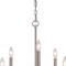Vaxcel Harris 9 Light Candelabra Satin Nickel Candle Chandelier H0272 - alternate 7