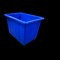 Loadpro Commercial Grade Heavy Duty 6 Bushel Bin Cart, 650 lb Capacity, Red,  RM-LOADPRO-6BU BLU - alternate 3