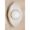 Mitzi Eny Lee Parker X Bacia 1 Light Wall Sconce 8 In. Aged Brass/Ceramic Raw Matte White H688101-AGB/CMW - alternate 5