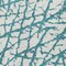 Homeroots 5' X 8' Teal Blue And Ivory Abstract Washable Indoor Outdoor Area Rug 614390 - alternate 5