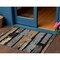 Homeroots 3' X 5' Black Gold And Brown Striped Washable Indoor Outdoor Area Rug 616640 - alternate 1