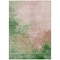 Homeroots 3' X 5' Pink And Green Abstract Washable Indoor Outdoor Area Rug 604815 - alternate 8