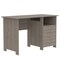 Homeroots 47" Light Gray and Brown Wood Computer Desk With Three Drawers 403799 - alternate 1