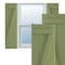 Ekena Millwork True Fit PVC Three Board Joined Board-n-Batten Shutters w/Z-Bar, Moss Green , 16 1/8W x 45H, PR TFP102BBF16X045MG - alternate 1