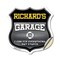 Signmission Richard's Garage I Can Fix Everything But Stupid, 12 Inch X 12 Inch, Vinyl Decal SHI-D-12-490-RICHARD - alternate 1