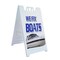 Signmission We Fix Boats, A-Frame & 2 Decals Installed, Heavy-Duty Plastic Frame SBHD-D-2436-We Fix Boats - alternate 1
