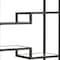 Homeroots Black Metal and Glass Seven Tier Etagere Bookcase 527579 - alternate 6