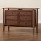 Baxton Studio Alyssa Japandi Walnut Brown Wood 6-Drawer Dresser 252-13950-ZORO - alternate 6