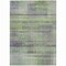 Homeroots 10' X 14' Artichoke Green Purple And Fern Green Striped Washable Indoor Outdoor Area Rug 588045 - alternate 5