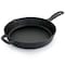 Oster Castaway 12 Inch Cast Iron Round Frying Pan with Dual Spouts 128666.01 - alternate 7