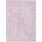 Homeroots 3' X 5' Pink And Ivory Geometric Washable Indoor Outdoor Area Rug 577577 - alternate 8