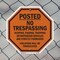 Signmission Posted No Trespassing Hunting, Fish, 6 inch X 6 inch, Plastic Sign, 2PK OC-P-2PACK-6-104 - alternate 6