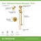 Symmons Dia HydroMersion Single Handle Shower Faucet Trim Kit  with Hand Spray (Valve not Included) S3598BBBZ15TRM - alternate 2