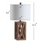 Jonathan Y Stewart 21.5" Farmhouse Wood LED Table Lamp, Brown JYL1062A - alternate 8