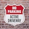 Signmission No Parking Shield Sign Active Driveway, 6 inch X 6 inch, Plastic Sign, 2PK SHI-P-2PACK-6-397 - alternate 4