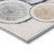 Homeroots 8' X 10' Beige Blue and Gold Faux Bois Washable Non Skid Indoor Outdoor Area Rug 564398 - alternate 5