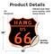 Signmission Hawg Us 66, 18 Inch X 18 Inch, Vinyl Decal SHI-D-18-478 - alternate 3