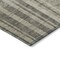 Homeroots 8' Taupe And Dark Gray Round Striped Washable Indoor Outdoor Area Rug 602817 - alternate 5