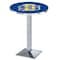 Holland Bar Stool Co 42" Chrome South Dakota State Pub Table, 36" dia. Top L217C4236SDakSt - alternate 1