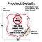 Signmission No Smoking Shield Sign This Is A Smoke F, 18 Inch X 18 Inch, Vinyl Decal SHI-D-18-401 - alternate 4
