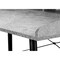 Homeroots 47" Gray and Black Wood and Metal Parsons Computer Desk 489842 - alternate 10