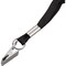 Advantus Metal Flat Clip Lanyard, 36in Long, Black, 100PK 97128 - alternate 3