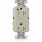 Leviton GFCI Receptacle, 5-20R, 20 A, 2 Pole, 3 Wire, Grounded GFWT2-HGI - alternate 1