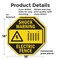 Signmission Shock Warning Electric Fence, 18 inch X 18 inch, Plastic Sign, 2PK OC-P-2PACK-18-51 - alternate 5