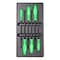 Mayhew Hi Vis Green 6 Pc Long Slotted & Phillips Screwdriver Set 27021LTHVG - alternate 2