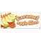 Signmission Caramel Apple Slices, 18 Inch x 48 Inch, Banner B-Caramel Apple Slices19 - alternate 1