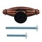 Brixwell 2-5/8 in L Traditional Blythe T-Pull Cabinet Knob For Kitchen And Bathroom Hardware Brushed Copper BXB02255BC - alternate 4